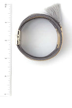 Load image into Gallery viewer, Tassel Multi Layered Magnetic Bracelet