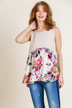 Load image into Gallery viewer, Sleeveless Waffle Knit Round Neck Tank Top