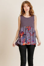 Load image into Gallery viewer, Sleeveless Waffle Knit Round Neck Tank Top