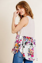 Load image into Gallery viewer, Sleeveless Waffle Knit Round Neck Tank Top