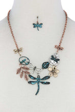 Load image into Gallery viewer, Dragonfly Bib Necklace