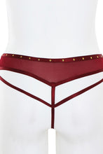 Load image into Gallery viewer, Open Cage Back Thong W/ Mesh