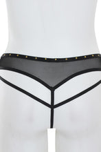 Load image into Gallery viewer, Open Cage Back Thong W/ Mesh