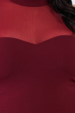 Load image into Gallery viewer, Plus Size Mock Turtleneck Bodysuit