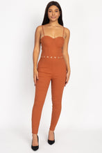 Load image into Gallery viewer, Waist Cutout Skinny Jumpsuit