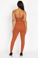 Load image into Gallery viewer, Waist Cutout Skinny Jumpsuit