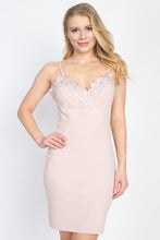 Load image into Gallery viewer, Floral Lace Embroidered Mini Dress