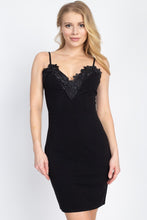 Load image into Gallery viewer, Floral Lace Embroidered Mini Dress