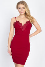 Load image into Gallery viewer, Floral Lace Embroidered Mini Dress