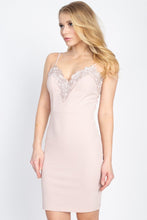 Load image into Gallery viewer, Floral Lace Embroidered Mini Dress
