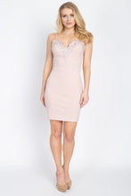Load image into Gallery viewer, Floral Lace Embroidered Mini Dress