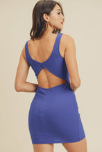 Load image into Gallery viewer, Open Back Plunging V-neck Bodycon Dress
