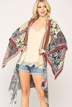 Load image into Gallery viewer, Vintage Printed Kimono