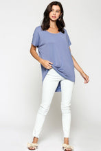 Load image into Gallery viewer, Scoop Neckline Cupro Solid Top