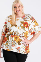 Load image into Gallery viewer, Strap Neckline W Elastic Waistband Floral Top