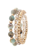 Load image into Gallery viewer, Beaded Stretch Bracelet Set
