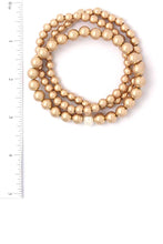 Load image into Gallery viewer, Metal Beaded Stretch Bracelet