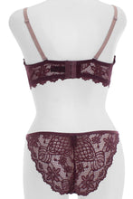 Load image into Gallery viewer, Two Tone Floral Lace Push Up Bra