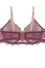 Load image into Gallery viewer, Two Tone Floral Lace Push Up Bra