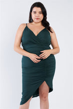 Load image into Gallery viewer, Plus Size A-symmetrical Scrunch Dress