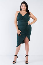 Load image into Gallery viewer, Plus Size A-symmetrical Scrunch Dress