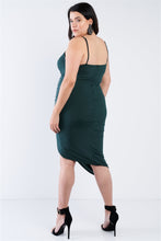 Load image into Gallery viewer, Plus Size A-symmetrical Scrunch Dress