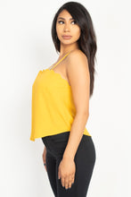 Load image into Gallery viewer, Scallop Opening Cami Top
