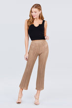 Load image into Gallery viewer, Flare Long Fishnet Sweater Pants