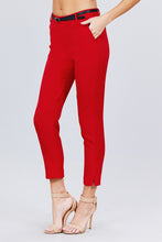 Load image into Gallery viewer, Classic Woven Pants W/belt