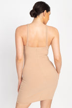 Load image into Gallery viewer, Button Down Ribbed Mini Dress