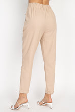 Load image into Gallery viewer, Belted Linen Paper Bag Pants