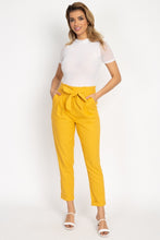 Load image into Gallery viewer, Belted Linen Paper Bag Pants