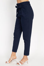 Load image into Gallery viewer, Belted Linen Paper Bag Pants