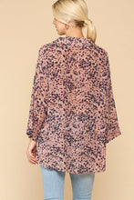 Load image into Gallery viewer, Animal Print Button Down Lapel Collar Shirt With Chest Pocket