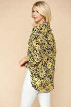Load image into Gallery viewer, Animal Print Button Down Lapel Collar Shirt With Chest Pocket