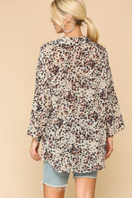 Load image into Gallery viewer, Animal Print Button Down Lapel Collar Shirt With Chest Pocket