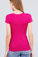 Load image into Gallery viewer, Singles Short Sleeve V Neck Tee