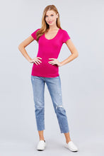 Load image into Gallery viewer, Singles Short Sleeve V Neck Tee
