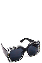 Load image into Gallery viewer, Designer Rhinestone Modern Wayfarer