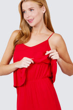Load image into Gallery viewer, Cami Layered Top Capri Knit Jumpsuit
