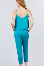 Load image into Gallery viewer, Cami Layered Top Capri Knit Jumpsuit