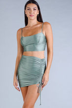 Load image into Gallery viewer, Sexy Spaghetti Strap Darted Under Bust Crop Top