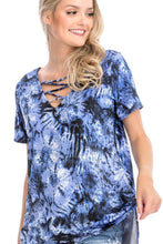 Load image into Gallery viewer, Tie Dye Print Short Sleeve Top