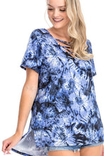 Load image into Gallery viewer, Tie Dye Print Short Sleeve Top