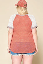 Load image into Gallery viewer, Color-blocked Sweater Knit Top
