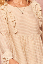 Load image into Gallery viewer, A Semi-sheer Striped Woven Top
