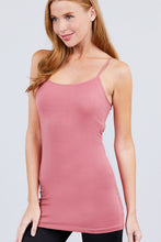 Load image into Gallery viewer, Basic Adjustable Spaghetti Strap Tunic Cami W/ Shelf Bra