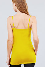 Load image into Gallery viewer, Basic Adjustable Spaghetti Strap Tunic Cami W/ Shelf Bra