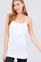 Load image into Gallery viewer, Basic Adjustable Spaghetti Strap Tunic Cami W/ Shelf Bra