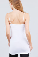 Load image into Gallery viewer, Basic Adjustable Spaghetti Strap Tunic Cami W/ Shelf Bra